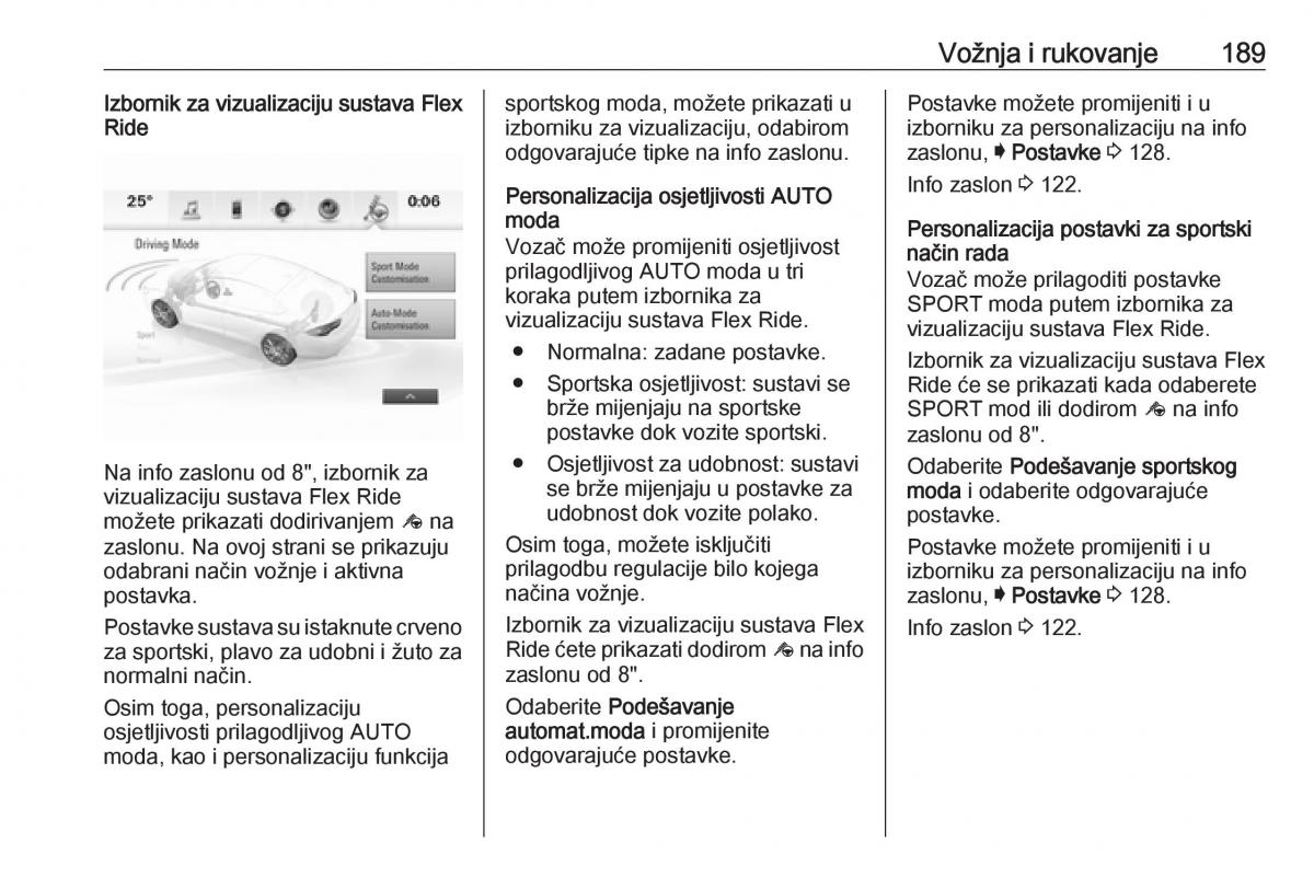 Opel Insignia B vlasnicko uputstvo / page 191