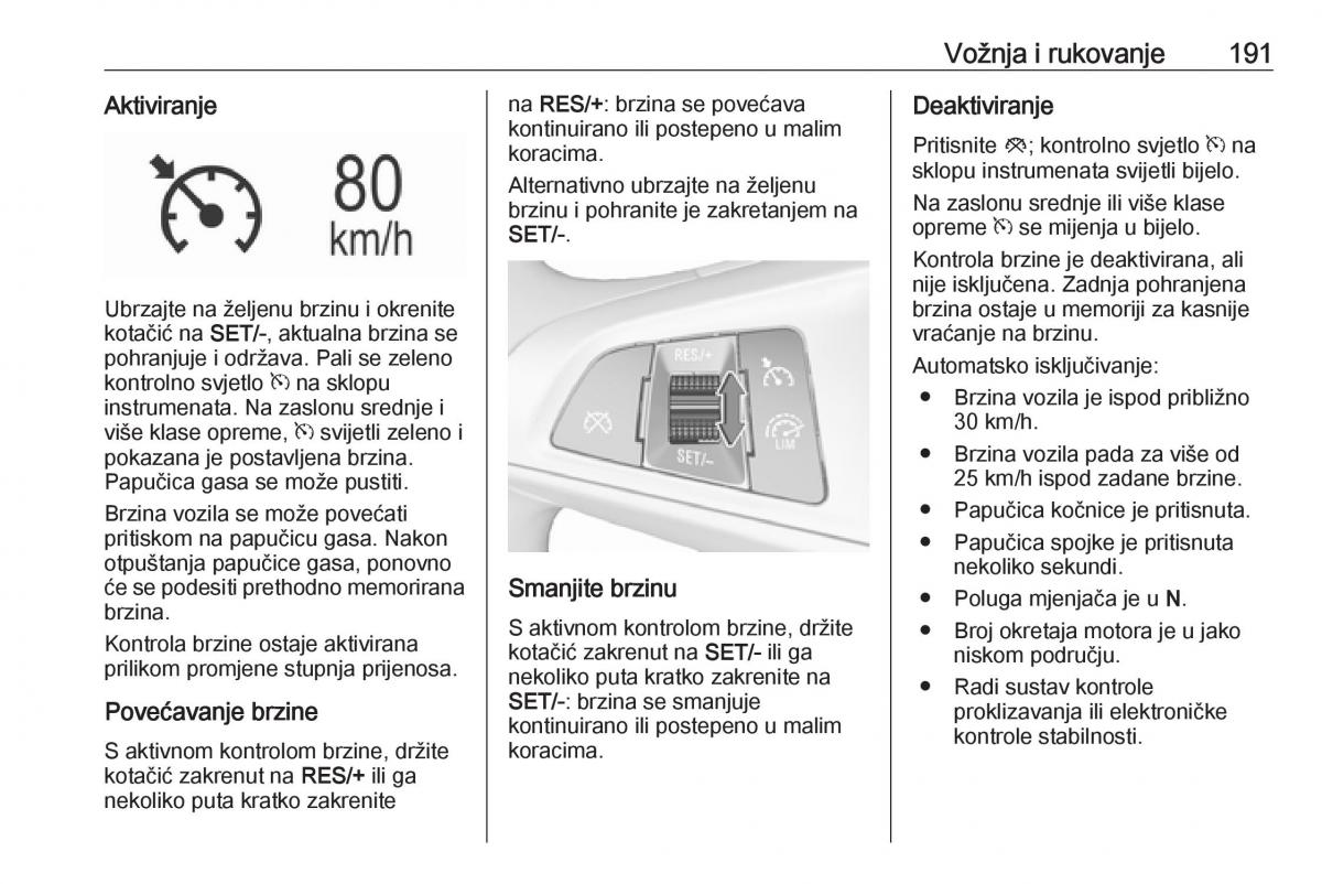 Opel Insignia B vlasnicko uputstvo / page 193