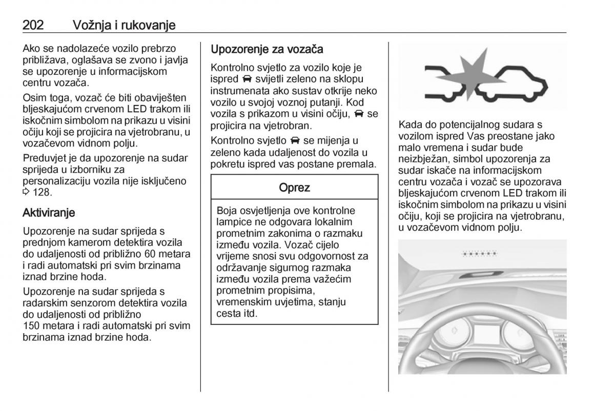 Opel Insignia B vlasnicko uputstvo / page 204