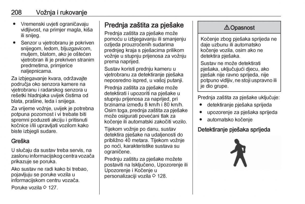 Opel Insignia B vlasnicko uputstvo / page 210