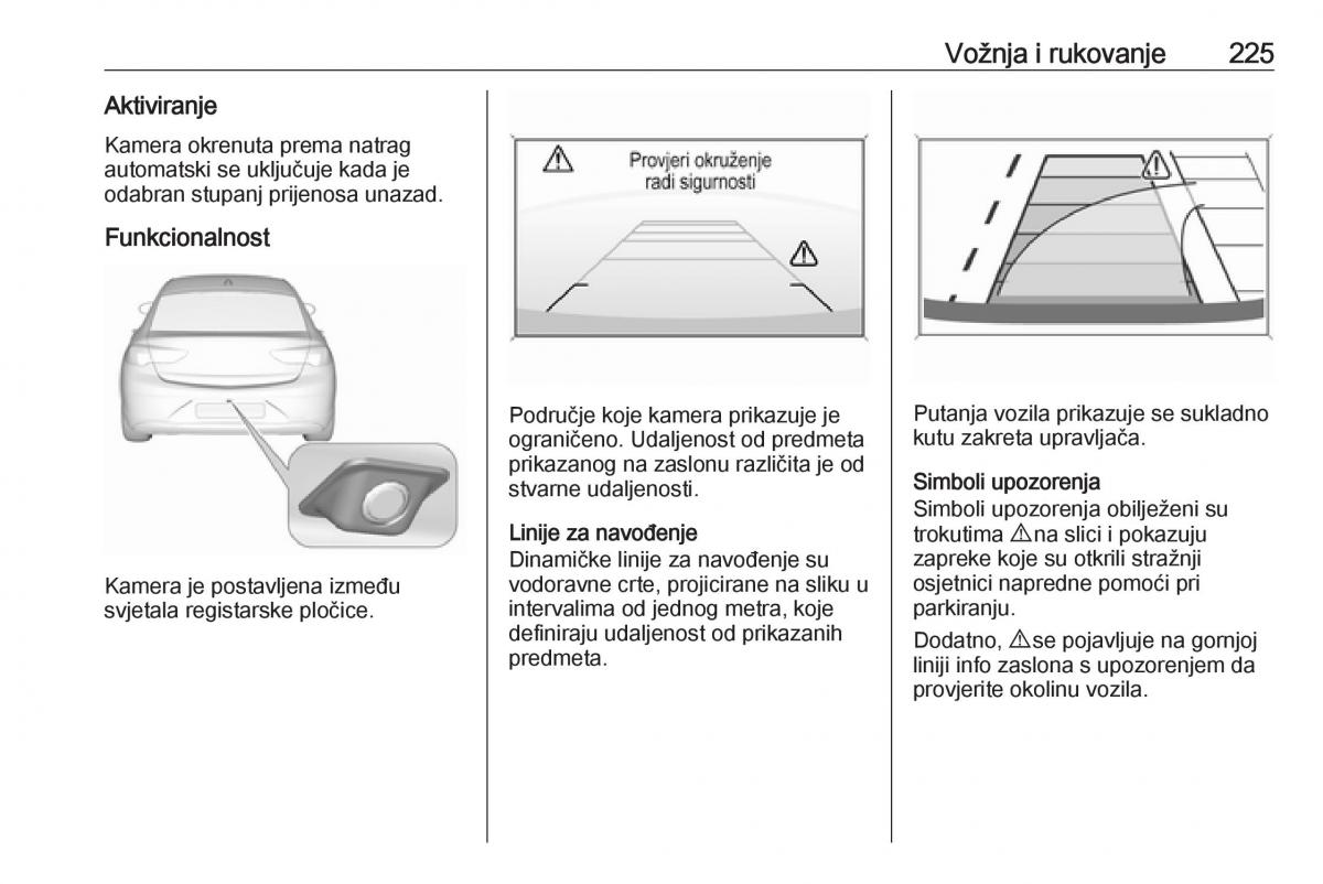 Opel Insignia B vlasnicko uputstvo / page 227