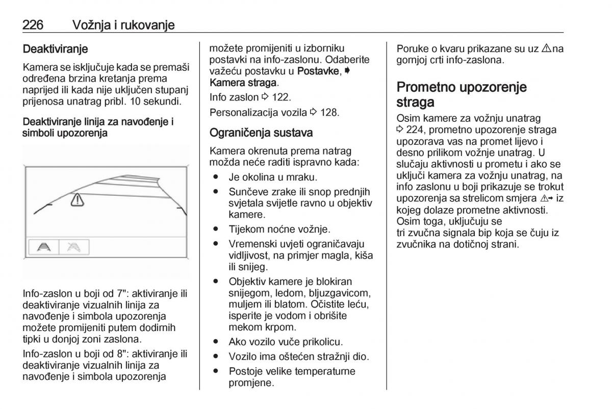 Opel Insignia B vlasnicko uputstvo / page 228