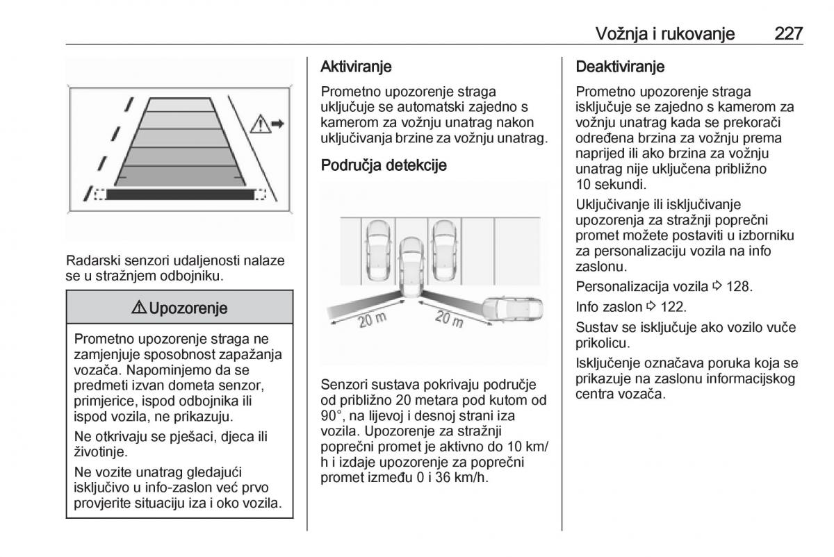 Opel Insignia B vlasnicko uputstvo / page 229