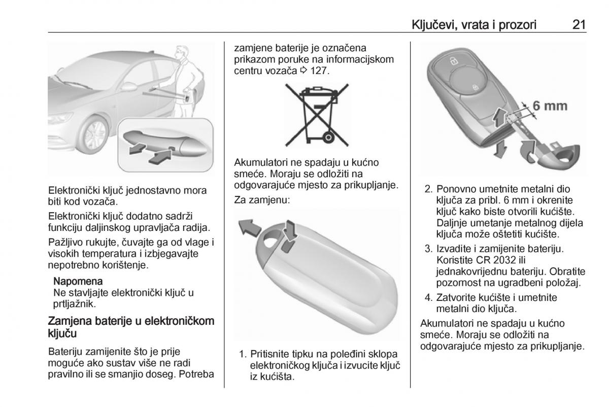 Opel Insignia B vlasnicko uputstvo / page 23