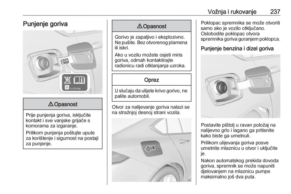 Opel Insignia B vlasnicko uputstvo / page 239