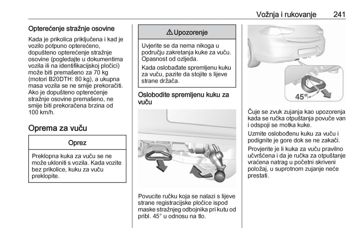 Opel Insignia B vlasnicko uputstvo / page 243