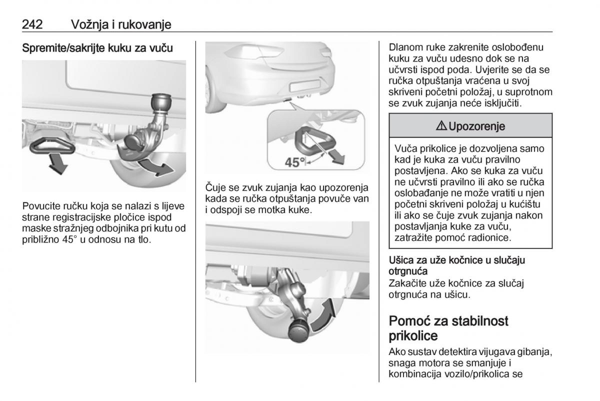 Opel Insignia B vlasnicko uputstvo / page 244