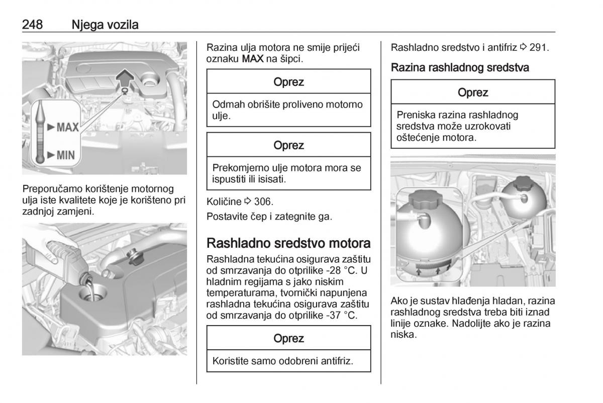 Opel Insignia B vlasnicko uputstvo / page 250