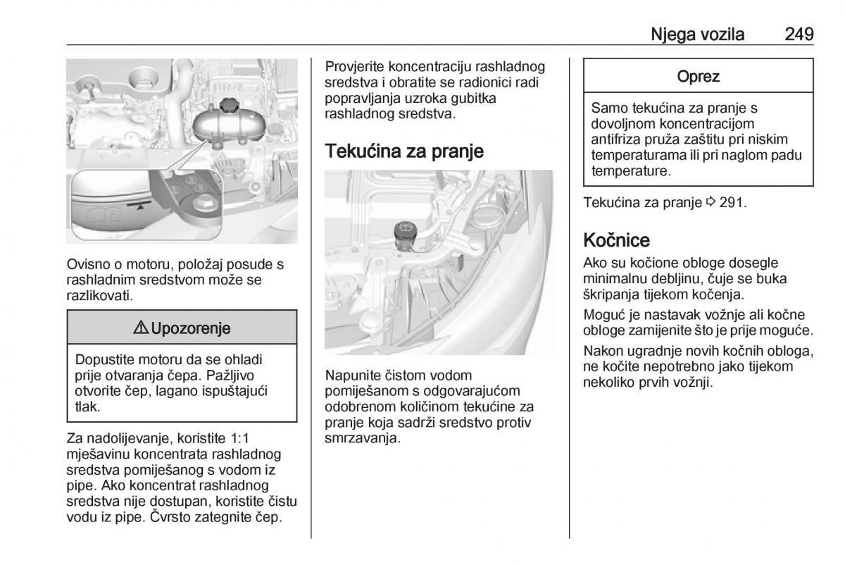 Opel Insignia B vlasnicko uputstvo / page 251