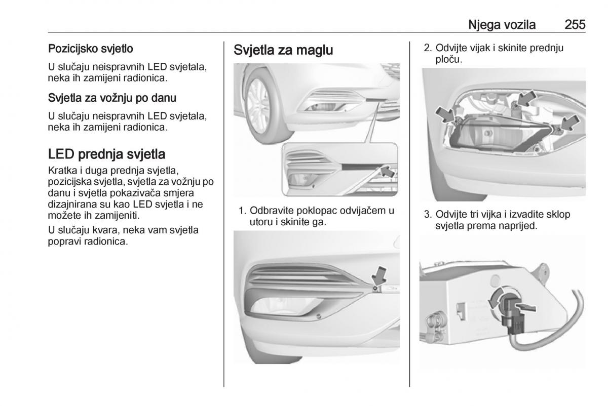 Opel Insignia B vlasnicko uputstvo / page 257