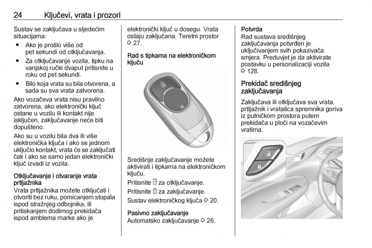 Opel Insignia B vlasnicko uputstvo / page 26