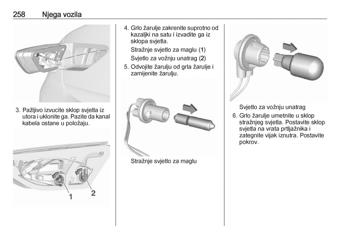 Opel Insignia B vlasnicko uputstvo / page 260