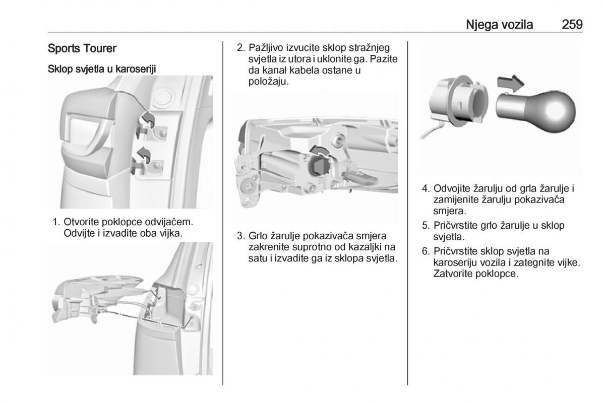 Opel Insignia B vlasnicko uputstvo / page 261