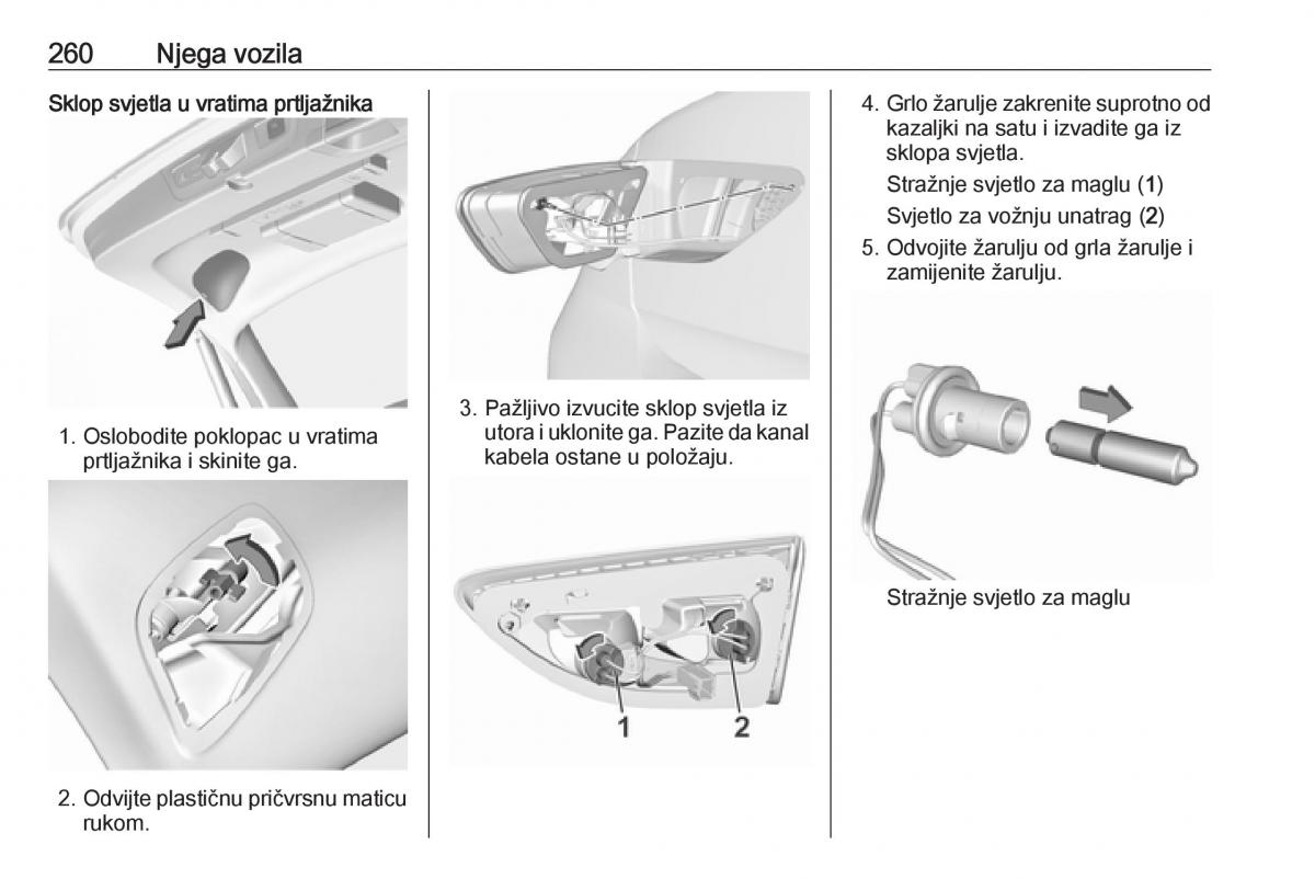 Opel Insignia B vlasnicko uputstvo / page 262