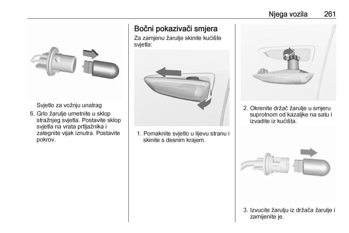 Opel Insignia B vlasnicko uputstvo / page 263