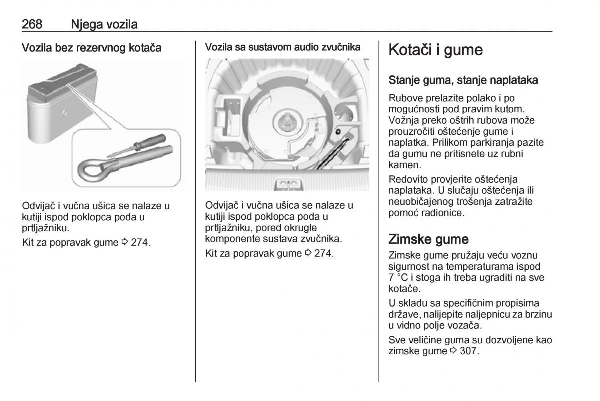 Opel Insignia B vlasnicko uputstvo / page 270