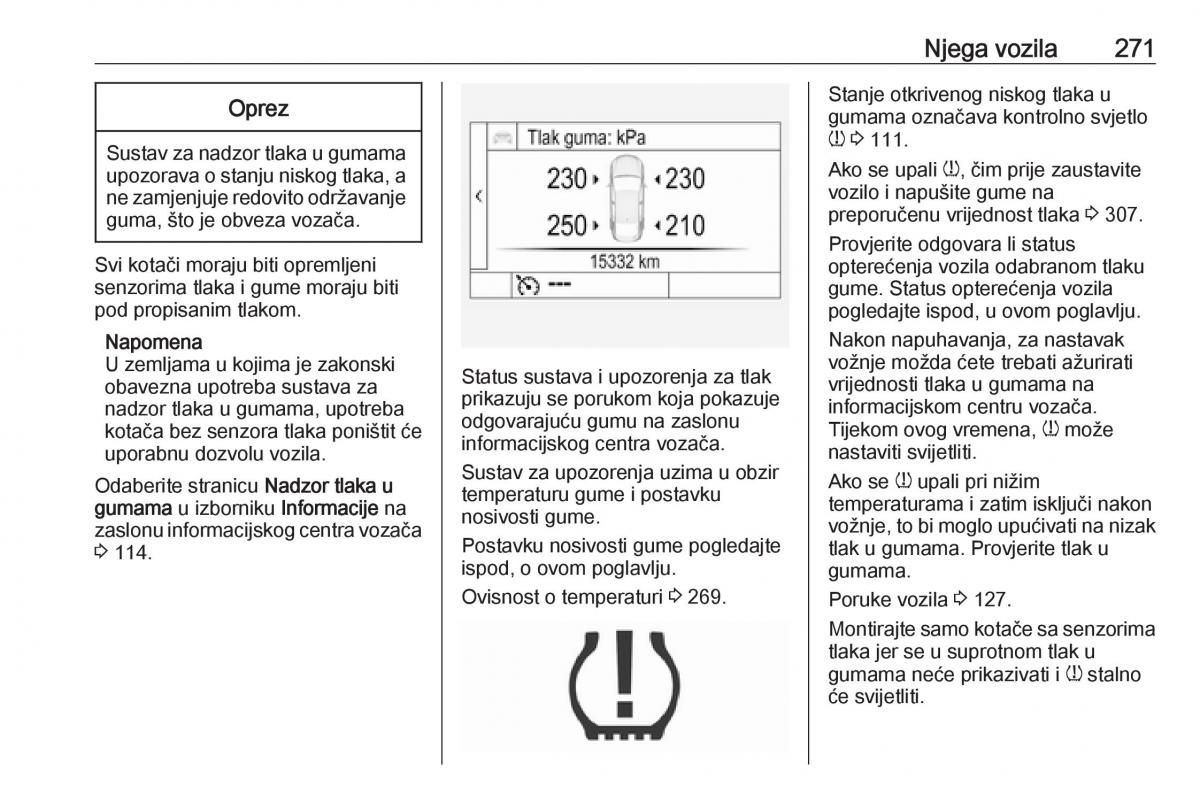 Opel Insignia B vlasnicko uputstvo / page 273