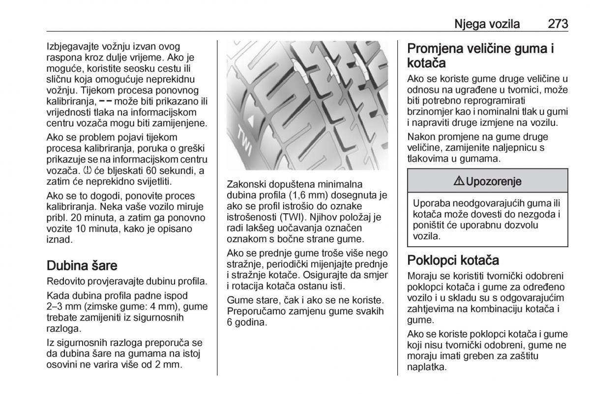 Opel Insignia B vlasnicko uputstvo / page 275