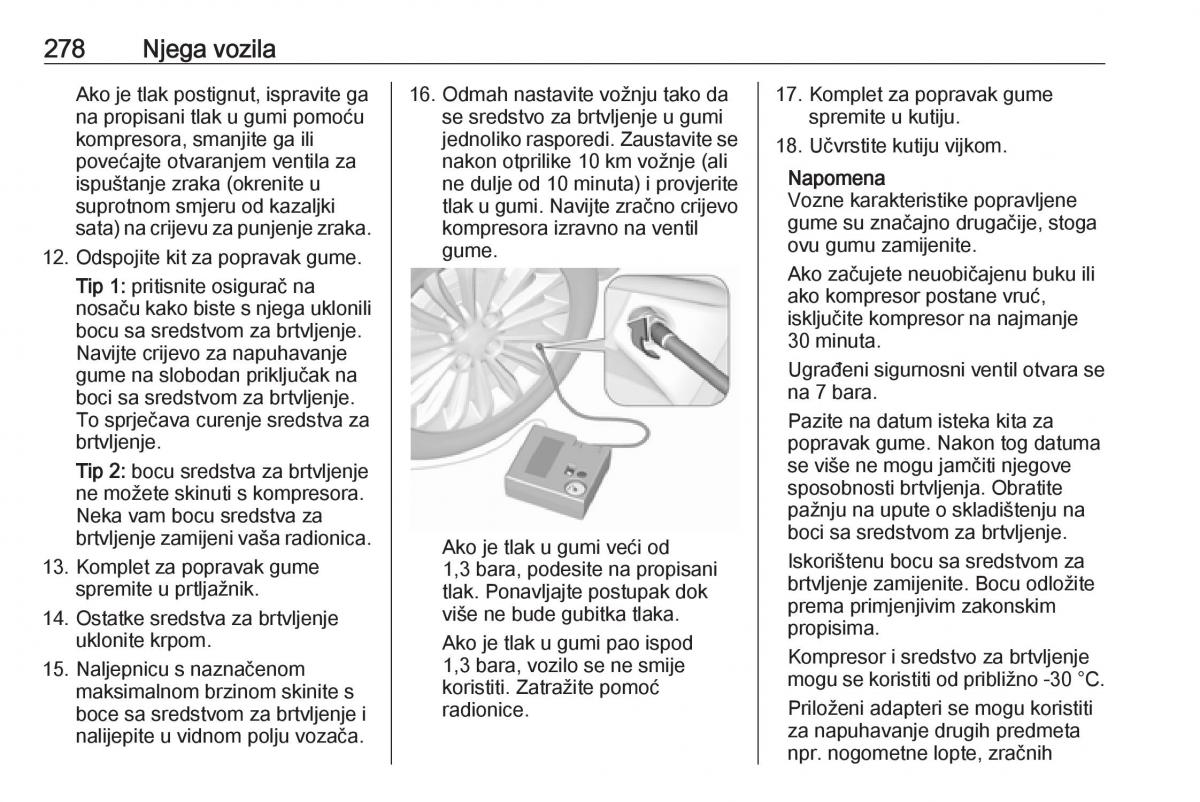 Opel Insignia B vlasnicko uputstvo / page 280