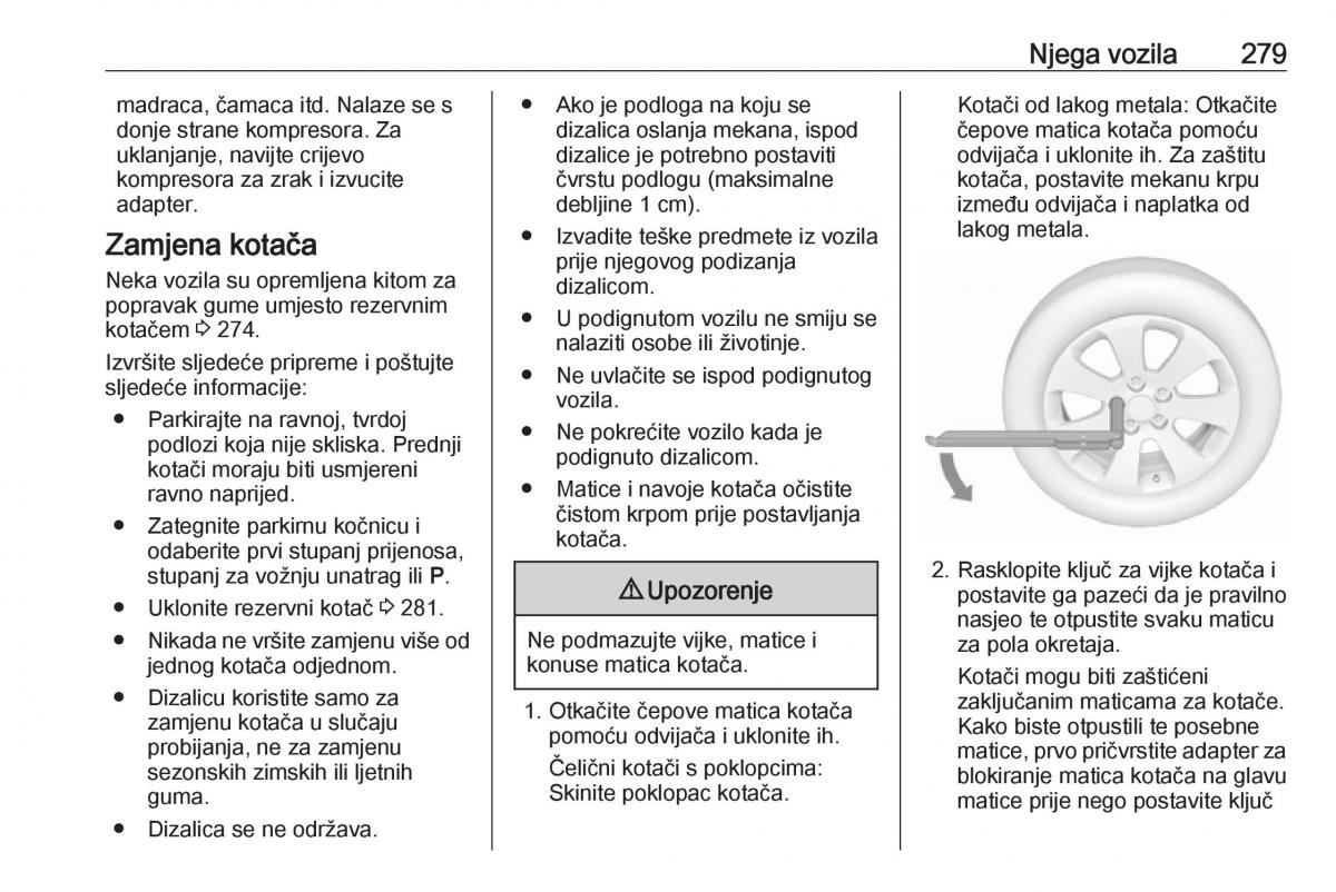 Opel Insignia B vlasnicko uputstvo / page 281