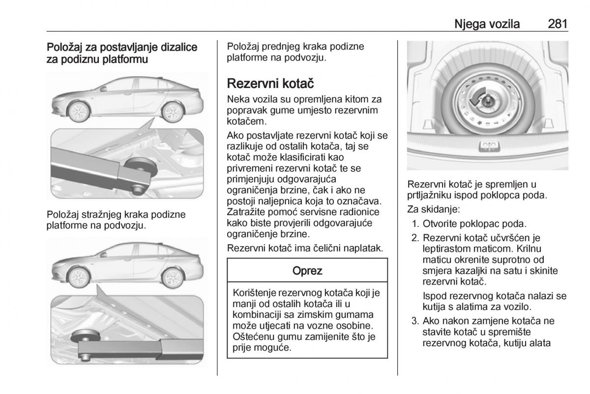 Opel Insignia B vlasnicko uputstvo / page 283