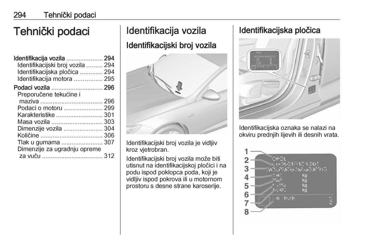 Opel Insignia B vlasnicko uputstvo / page 296