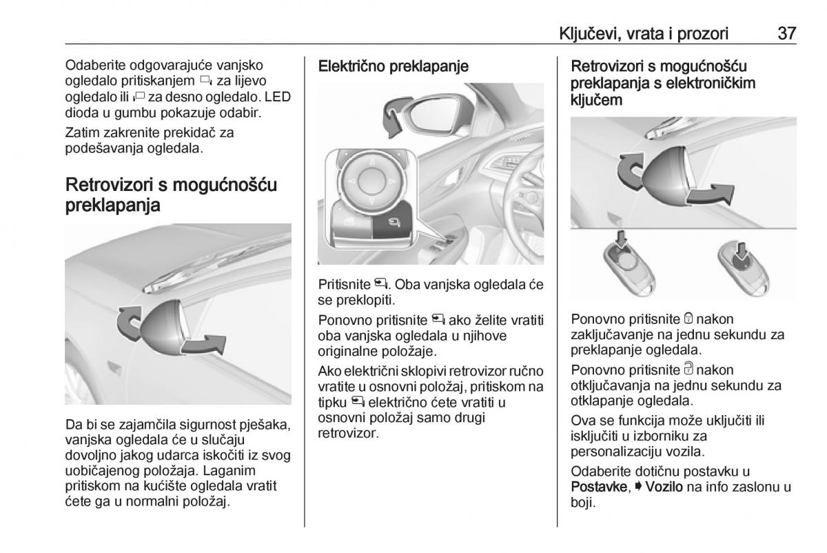 Opel Insignia B vlasnicko uputstvo / page 39