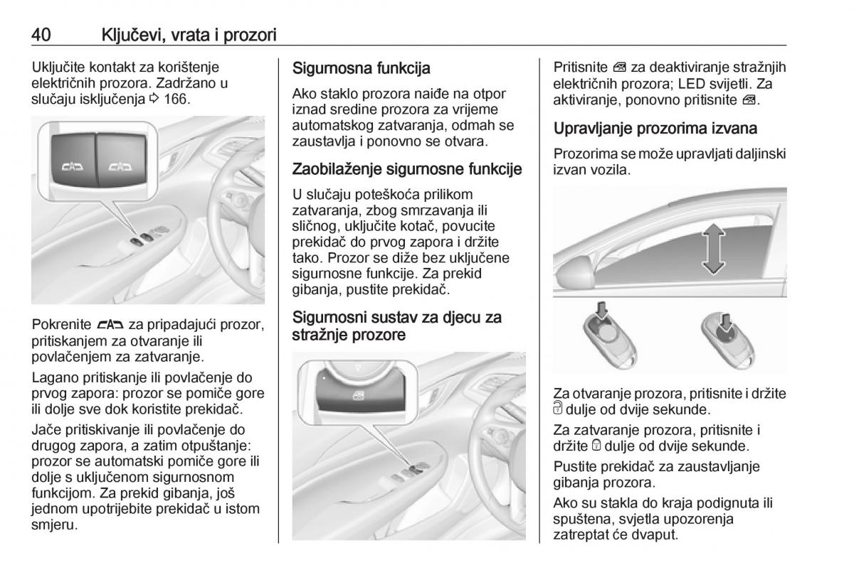 Opel Insignia B vlasnicko uputstvo / page 42