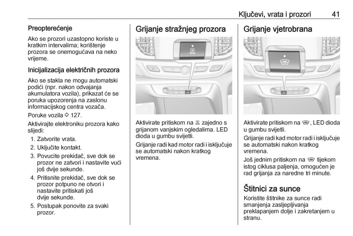 Opel Insignia B vlasnicko uputstvo / page 43