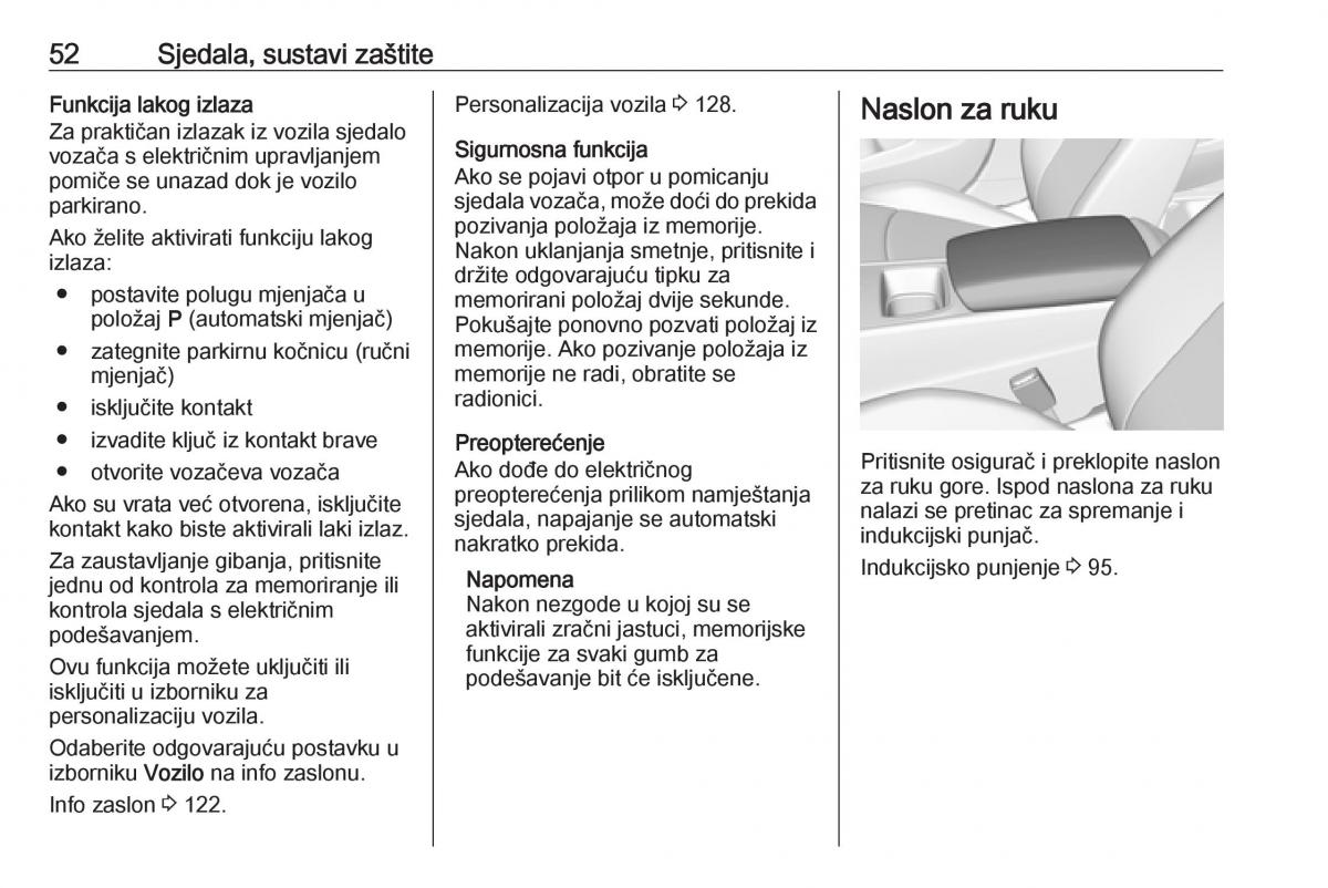 Opel Insignia B vlasnicko uputstvo / page 54