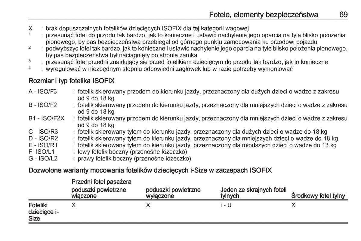 Opel Insignia B instrukcja obslugi / page 71