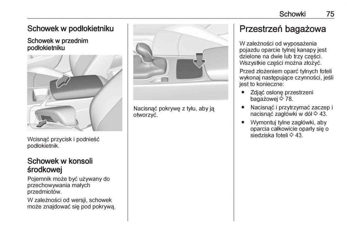 Opel Insignia B instrukcja obslugi / page 77