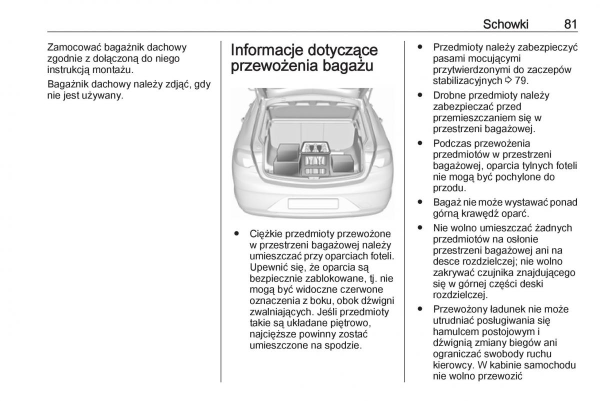 Opel Insignia B instrukcja obslugi / page 83