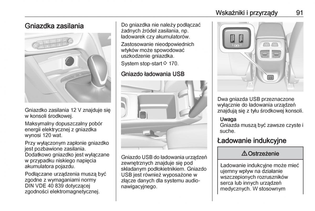 Opel Insignia B instrukcja obslugi / page 93