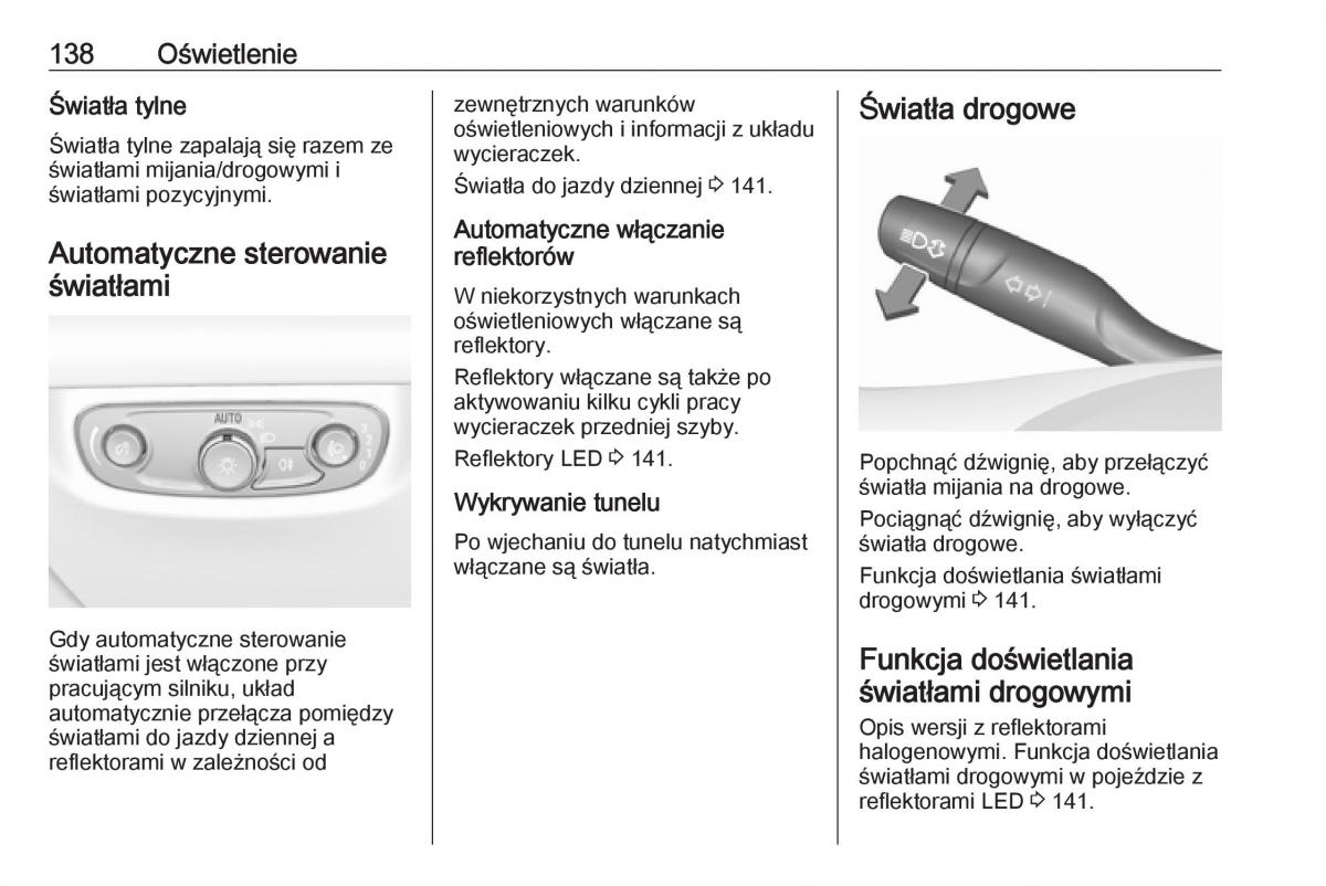 Opel Insignia B instrukcja obslugi / page 140