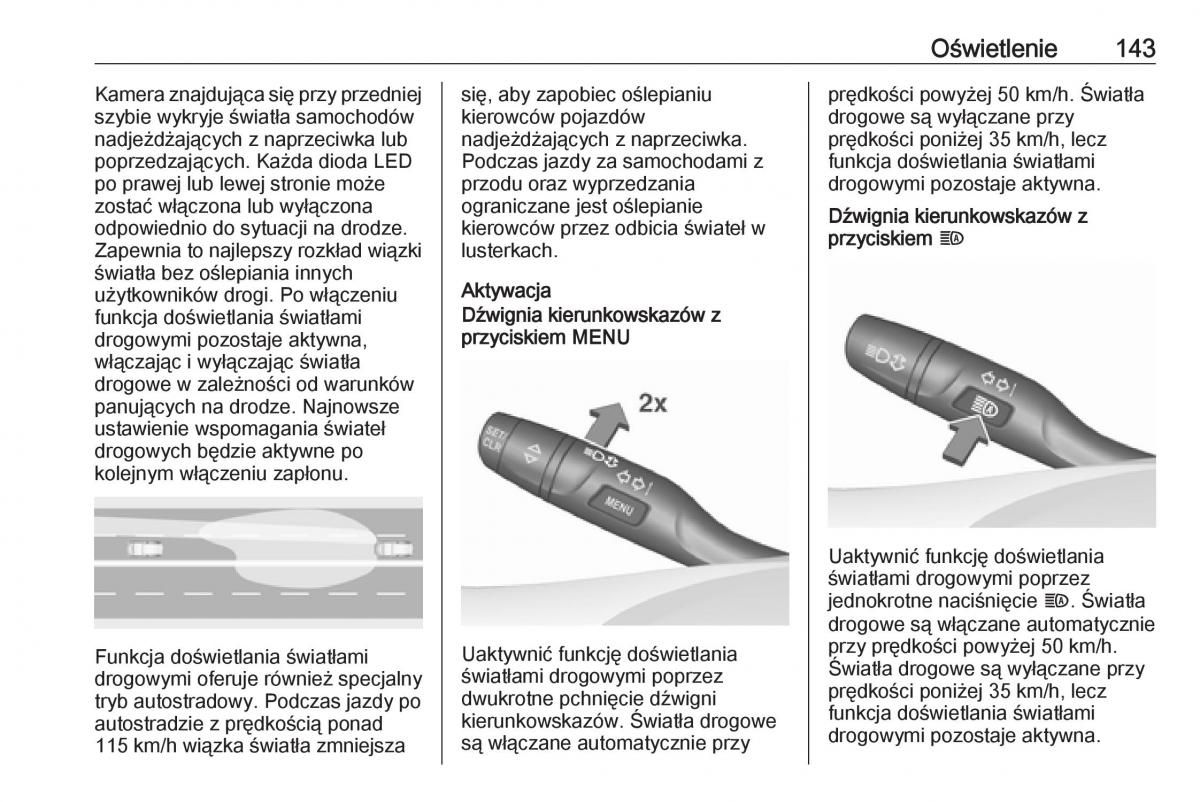 Opel Insignia B instrukcja obslugi / page 145