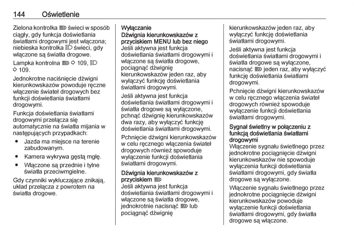 Opel Insignia B instrukcja obslugi / page 146