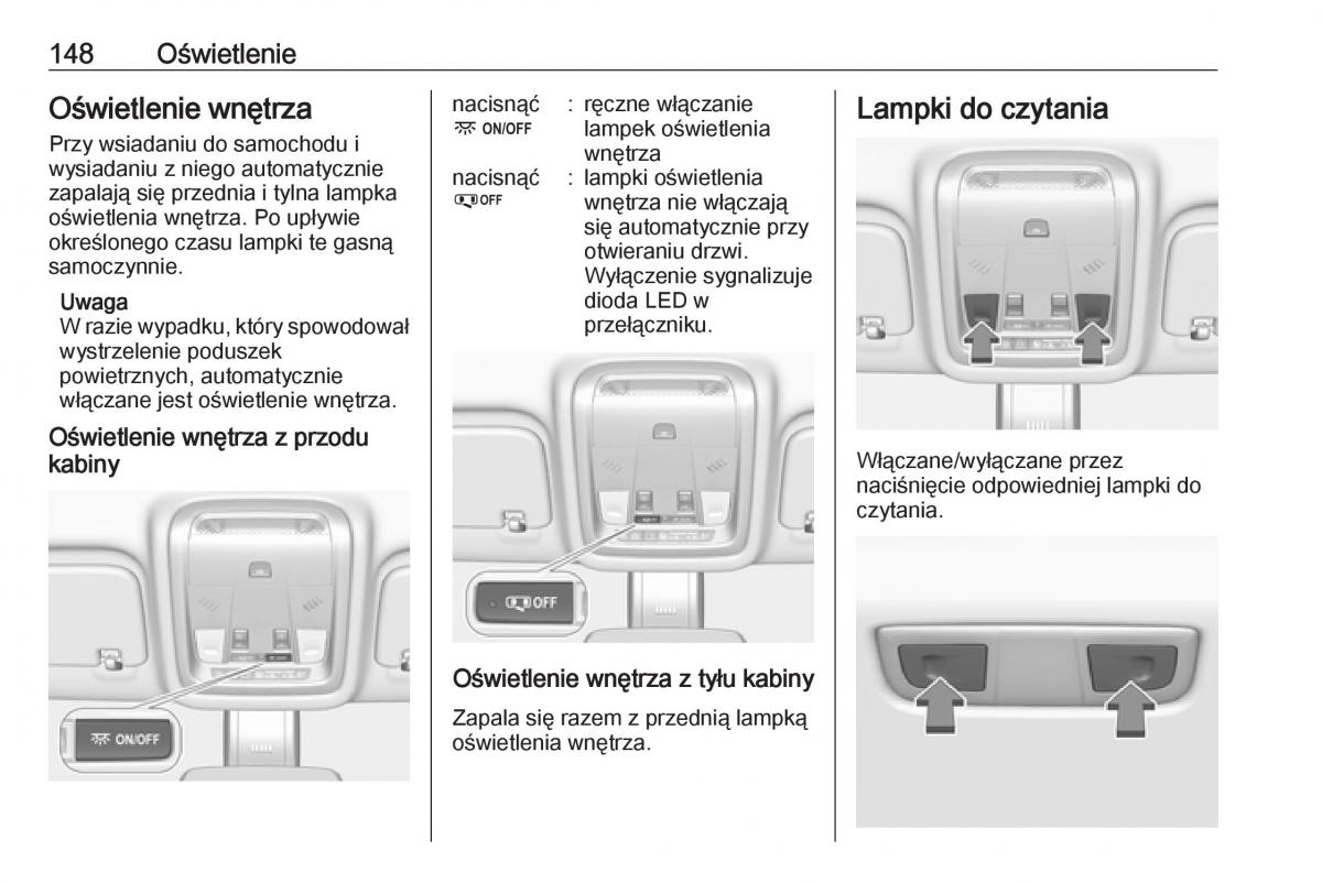 Opel Insignia B instrukcja obslugi / page 150