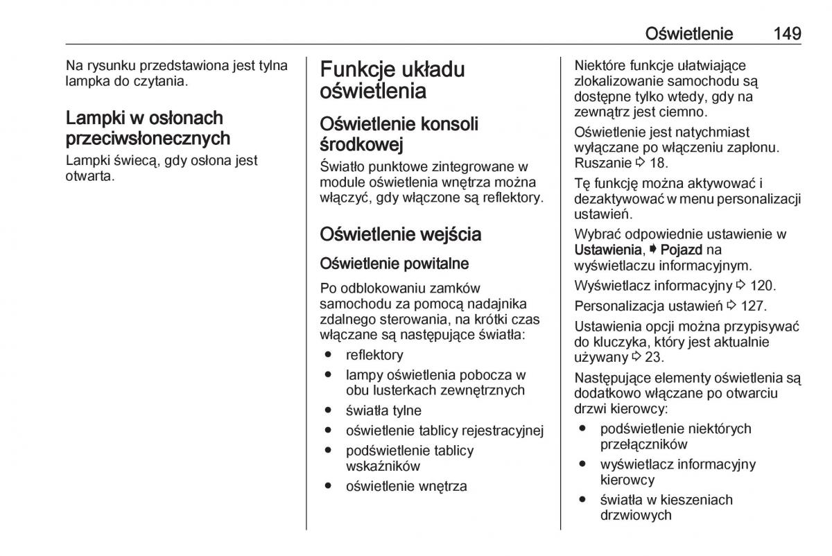 Opel Insignia B instrukcja obslugi / page 151