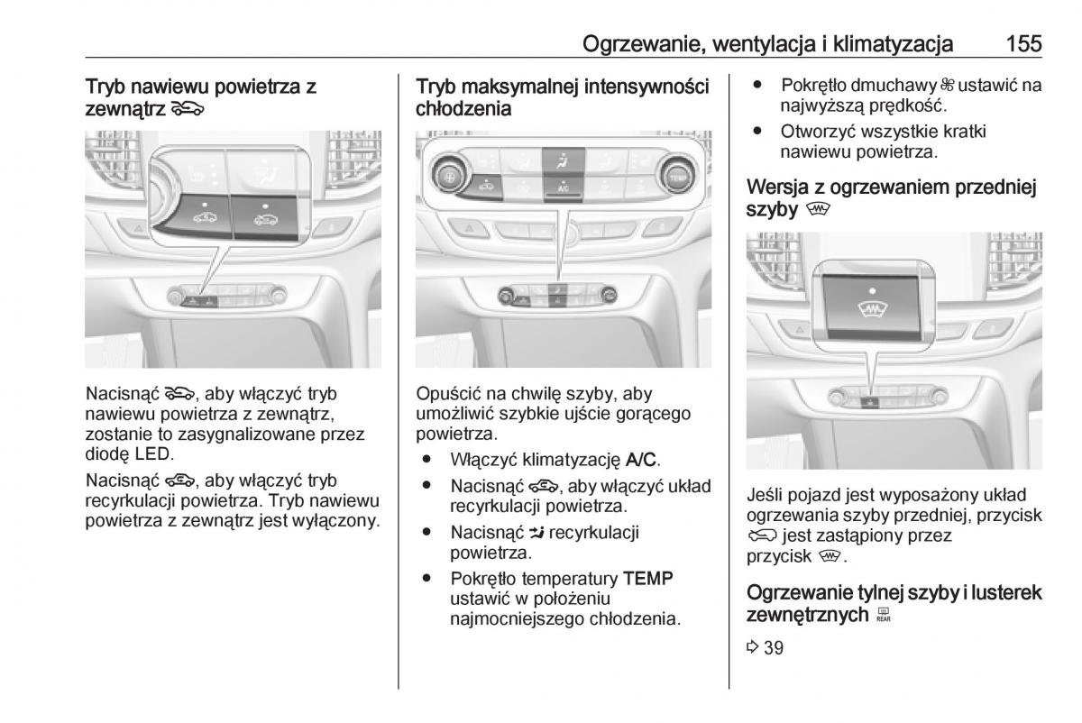 Opel Insignia B instrukcja obslugi / page 157