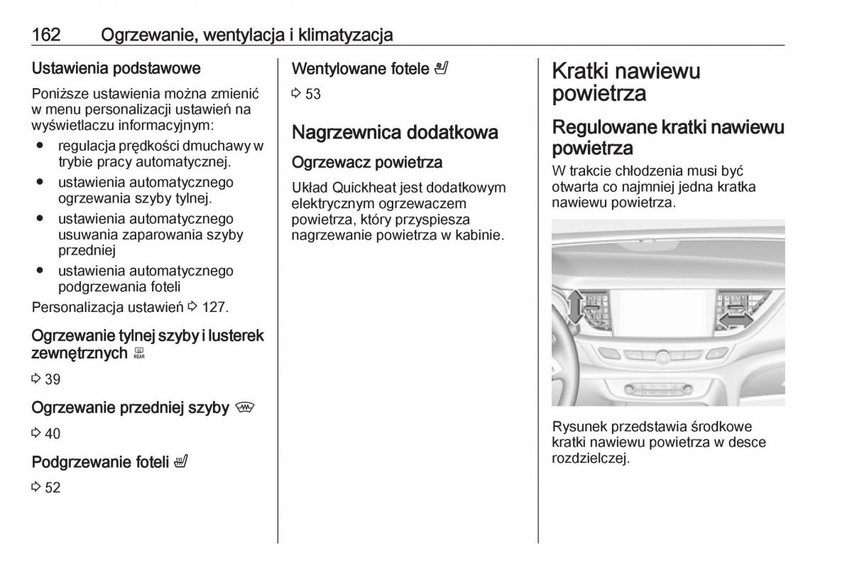 Opel Insignia B instrukcja obslugi / page 164