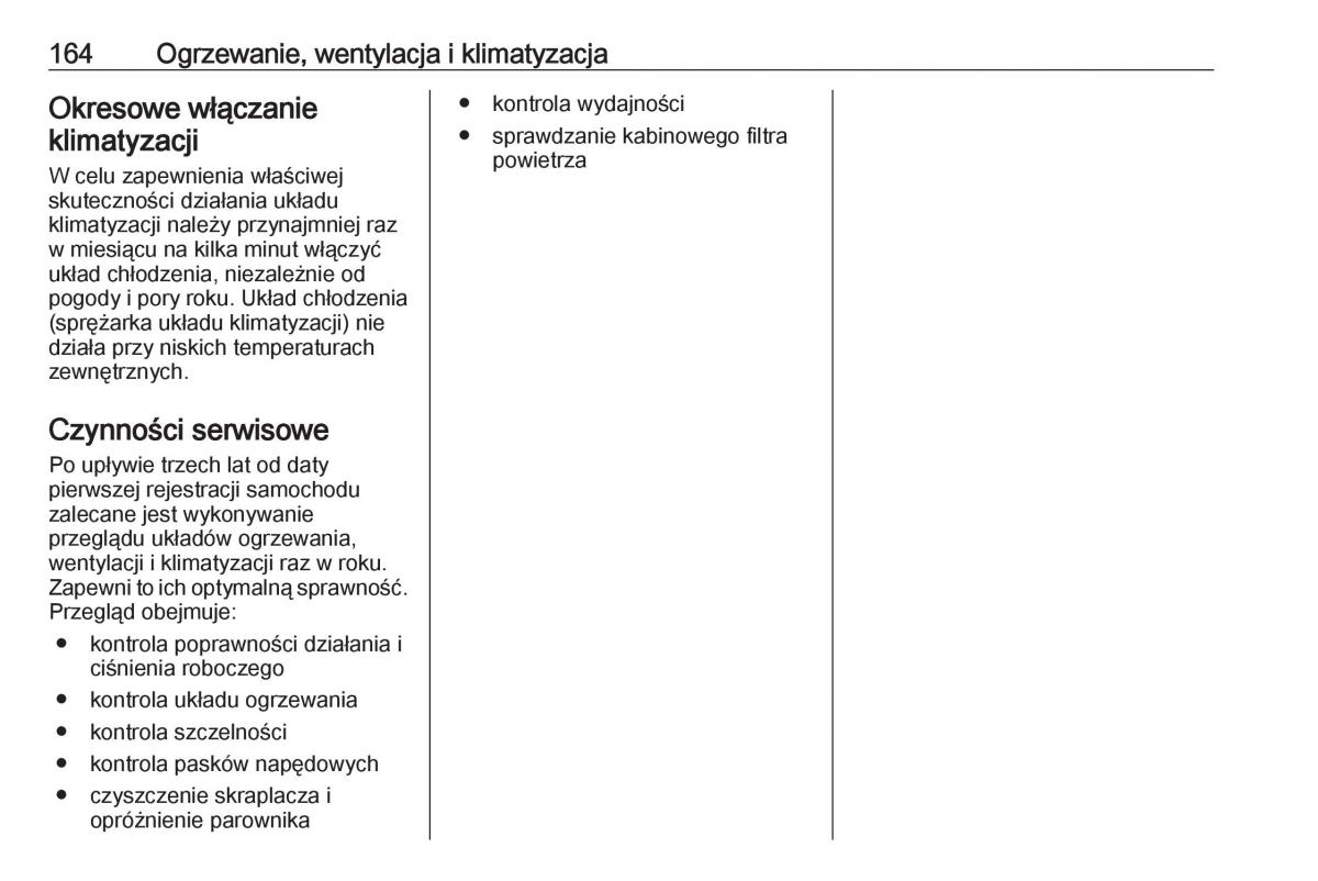 Opel Insignia B instrukcja obslugi / page 166