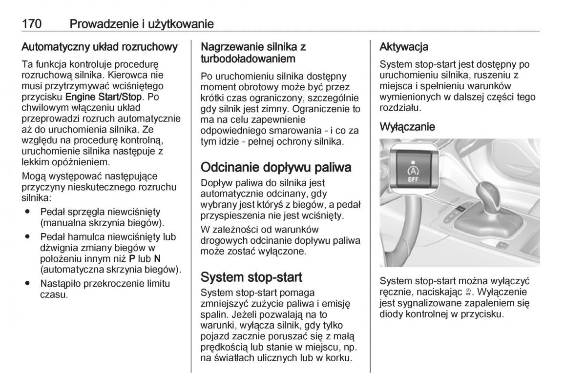 Opel Insignia B instrukcja obslugi / page 172