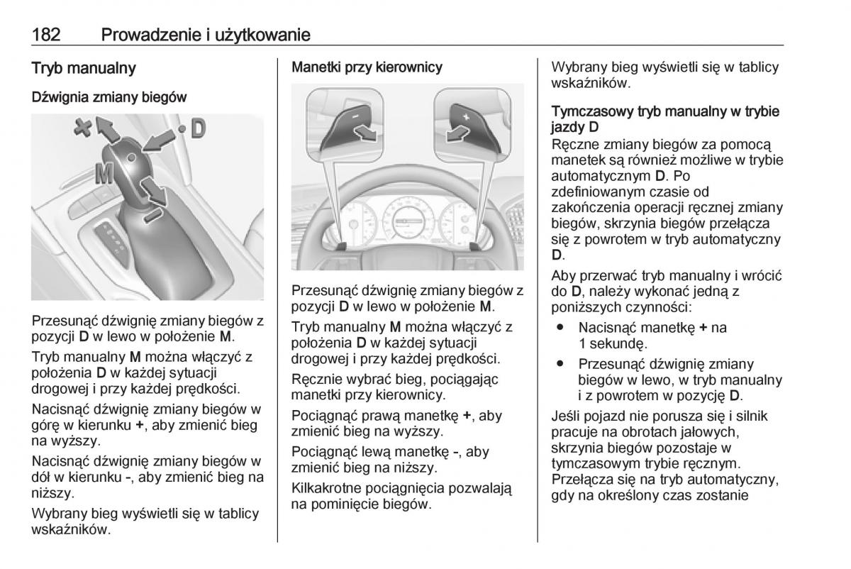 Opel Insignia B instrukcja obslugi / page 184