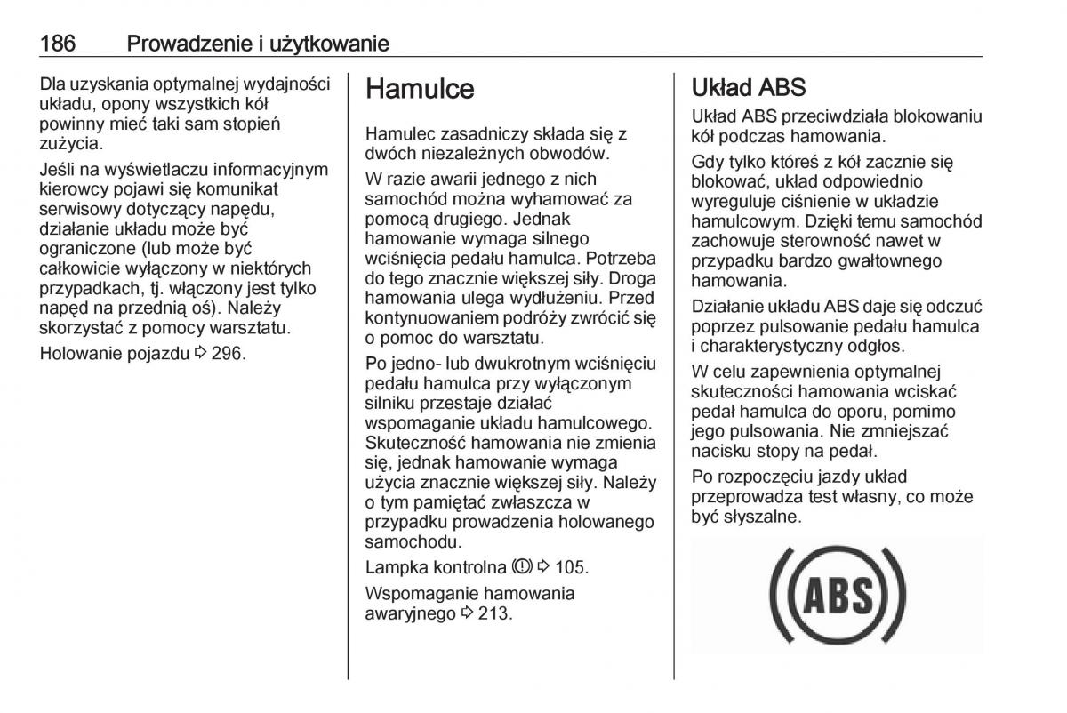 Opel Insignia B instrukcja obslugi / page 188