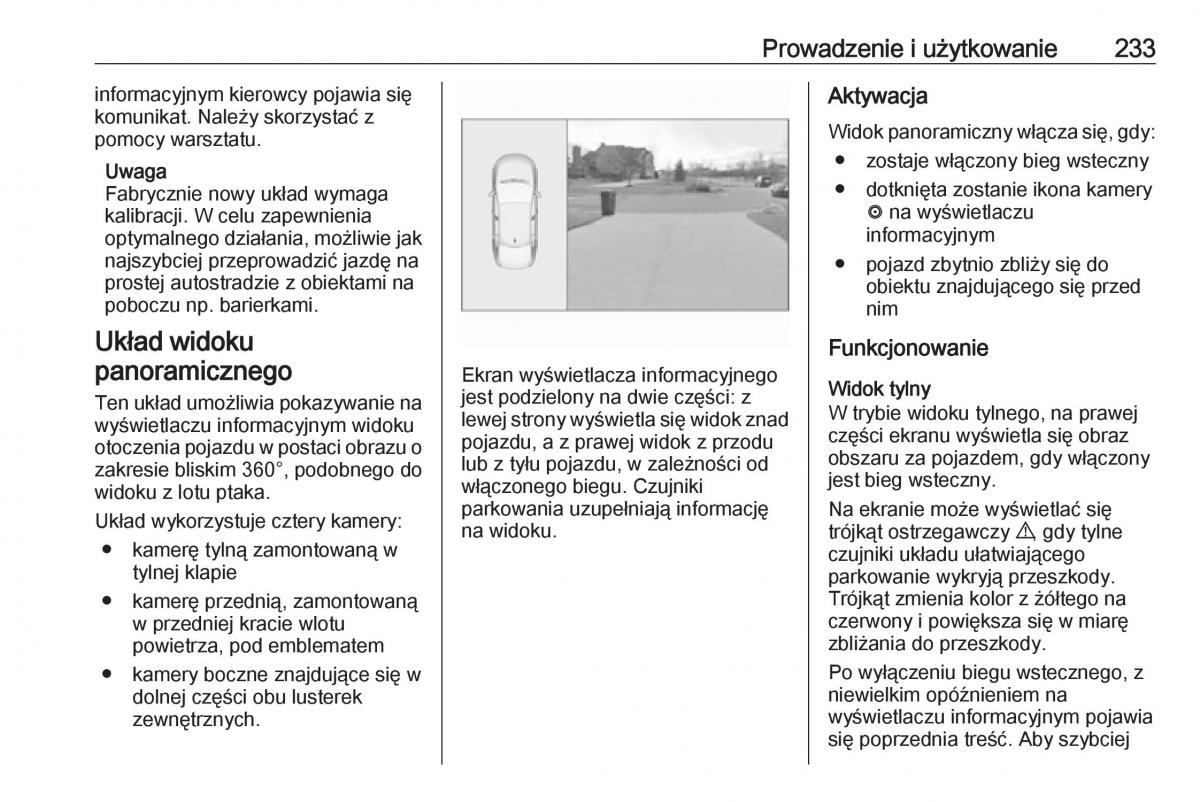 Opel Insignia B instrukcja obslugi / page 235