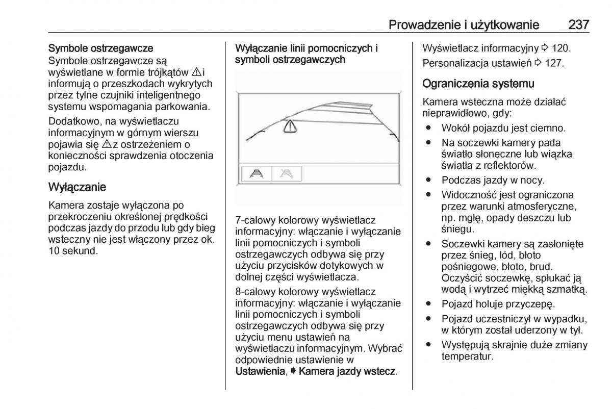 Opel Insignia B instrukcja obslugi / page 239