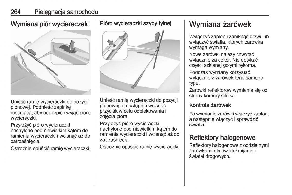 Opel Insignia B instrukcja obslugi / page 266