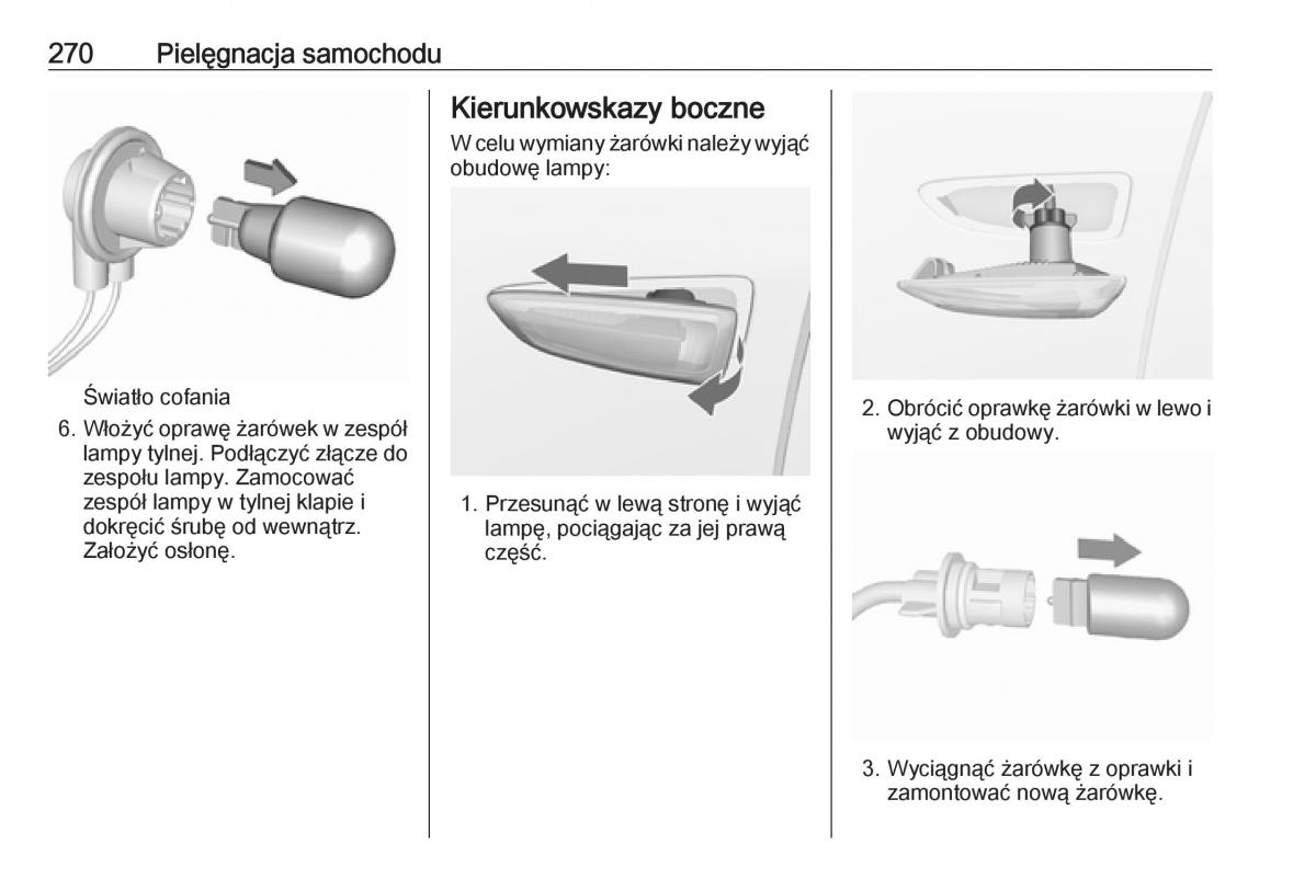 Opel Insignia B instrukcja obslugi / page 272