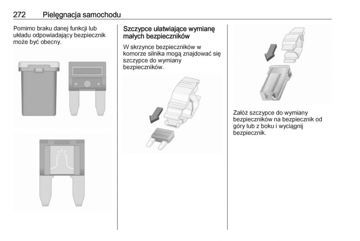 Opel Insignia B instrukcja obslugi / page 274